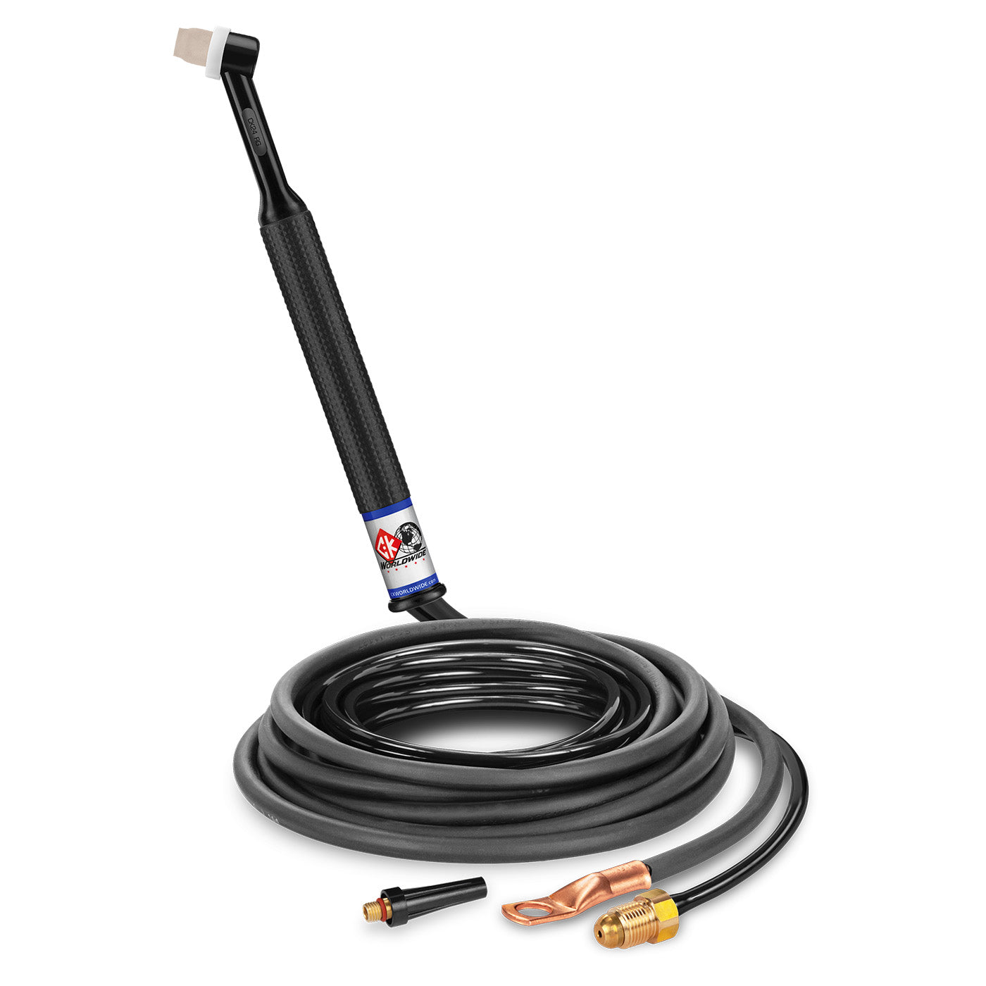 CK24-12-2 RG - 80 Amp Rigid TIG Torch, Gas-Cooled, 12.5' Cable
