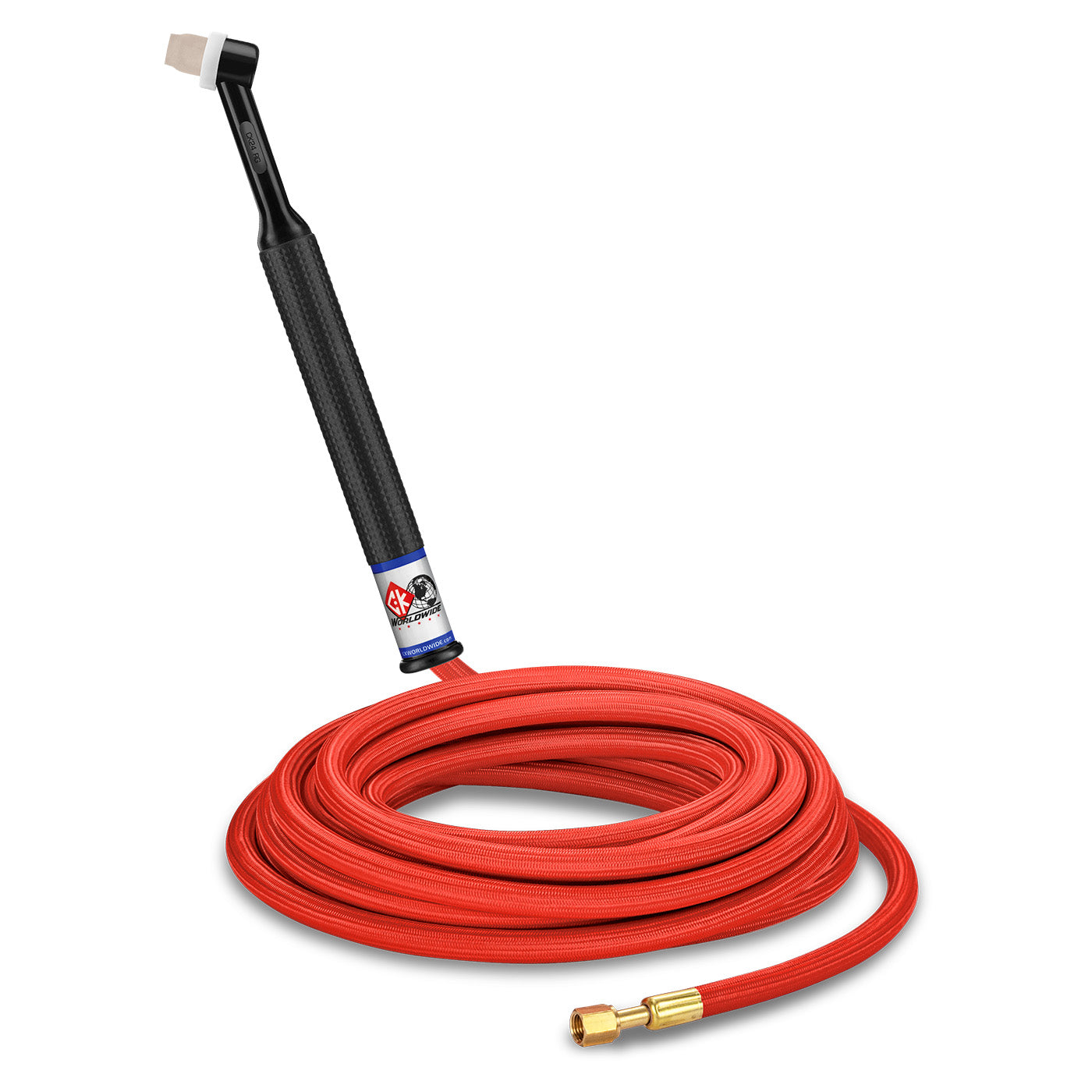 CK24-25-RSF RG - 80 Amp Rigid Head TIG Torch, Gas-Cooled, 25' Superflex Cable