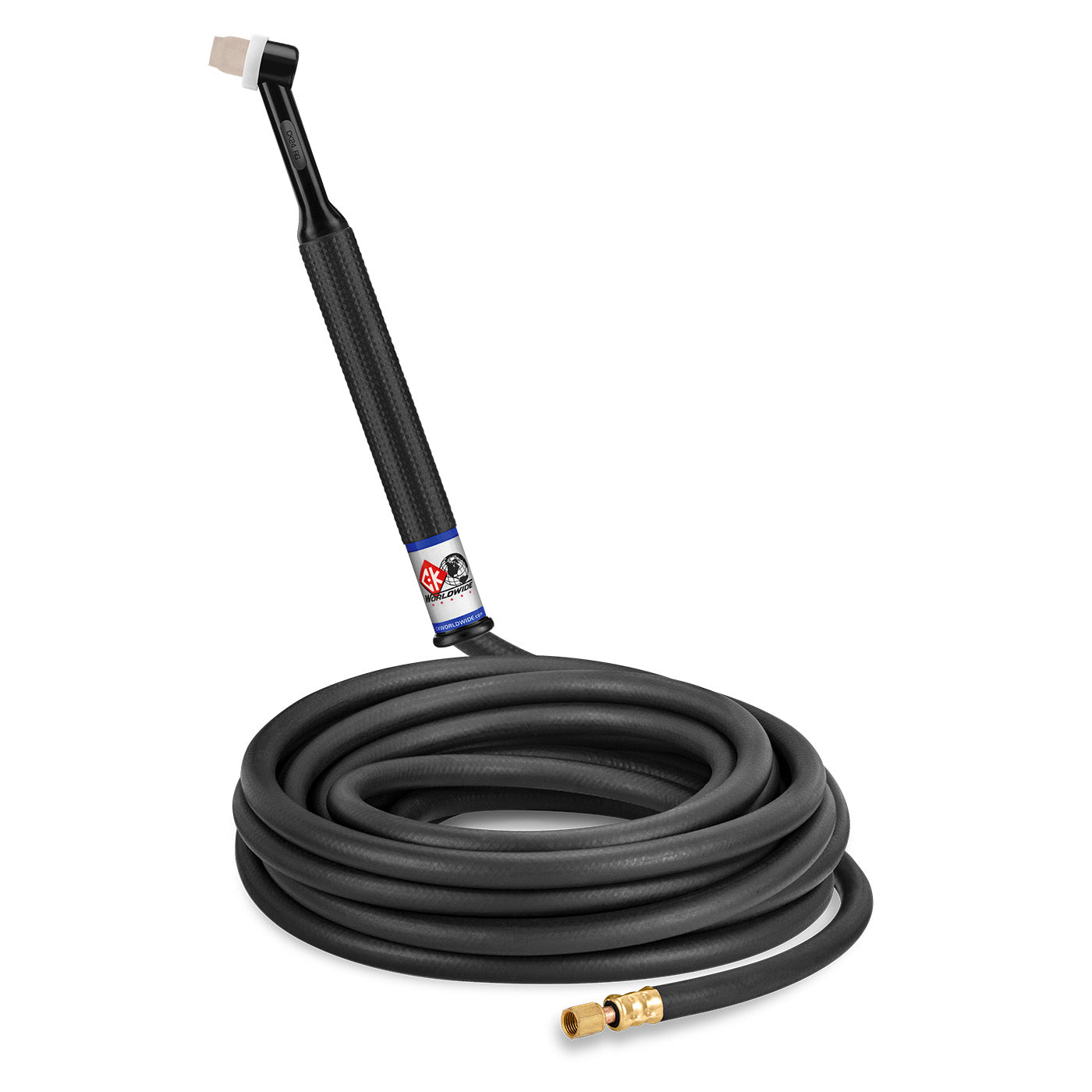 CK Worldwide CK24-25-R RG 80-Amp Rigid TIG Torch, Gas-Cooled, 25' Cable