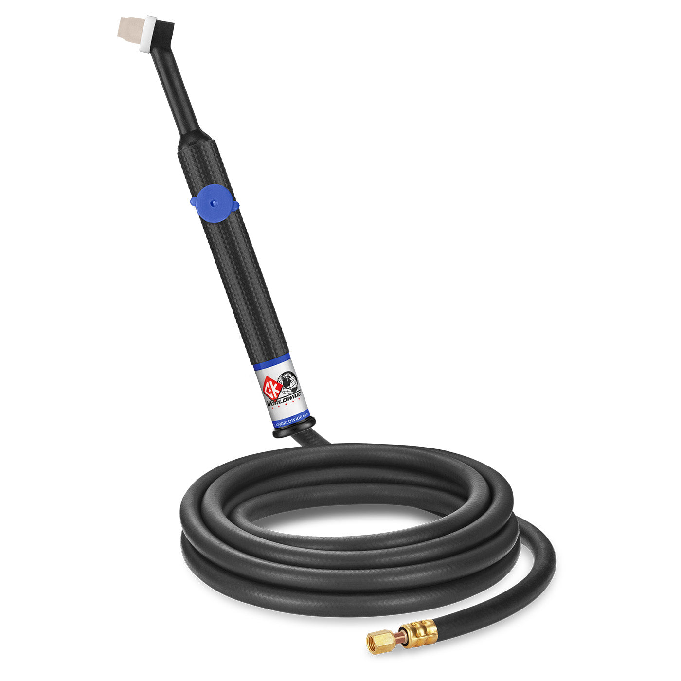 CK24V-12-R RG 80 Amp Rigid TIG Torch with Valve, Gas-Cooled, 12.5
