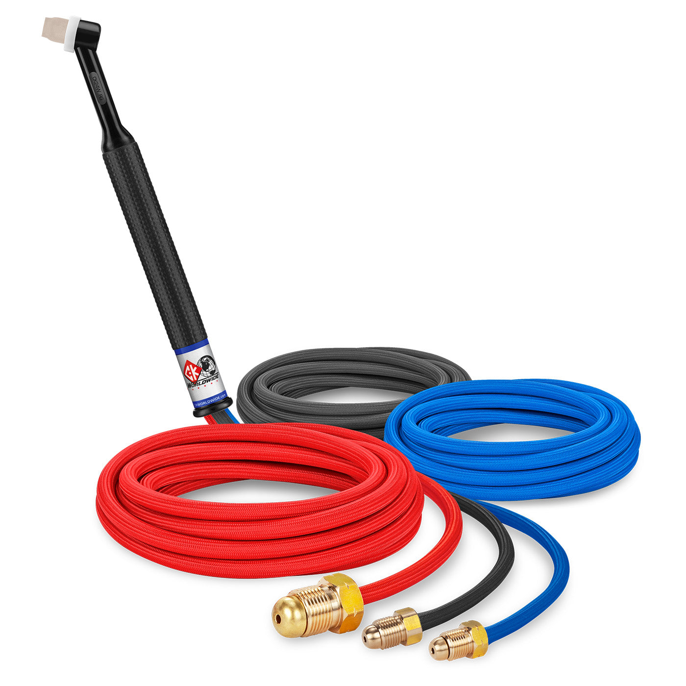 CK Worldwide CK24W-12SF 180 Amp Water-Cooled TIG Torch with Rigid Head, 12.5' SuperFlex Cable