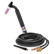 CK Worldwide CK26-12-2SF FX - 200 Amp Flex Head TIG Torch, Gas-Cooled, 12.5' SuperFlex Cable