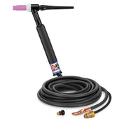 CK Worldwide CK26-12-2SF RG 200 Amp Rigid Head TIG Torch, Gas-Cooled, 12.5' SuperFlex Cable