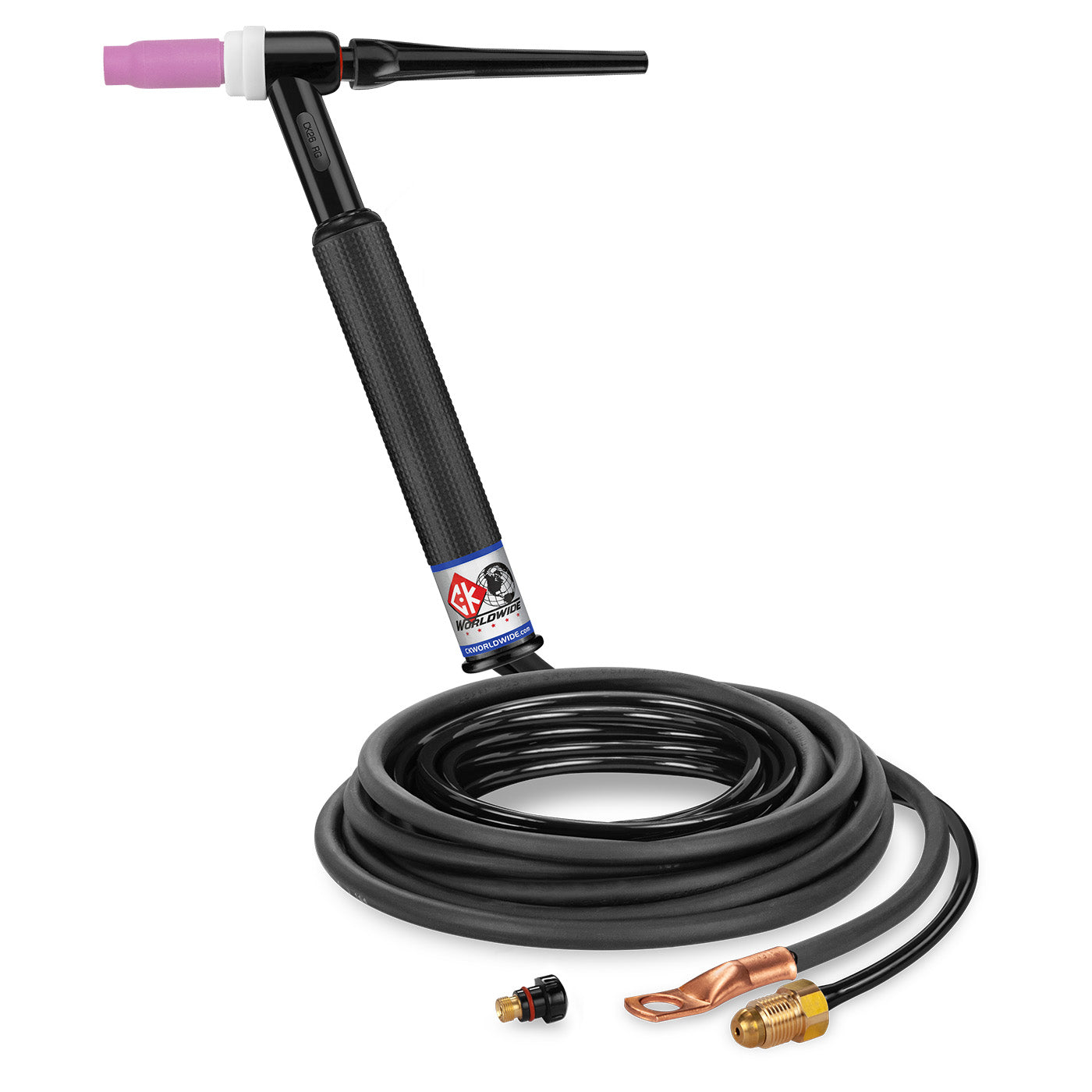 CK Worldwide CK26-12-2 RG Gas-Cooled TIG Torch 200A Rigid Head 12.5