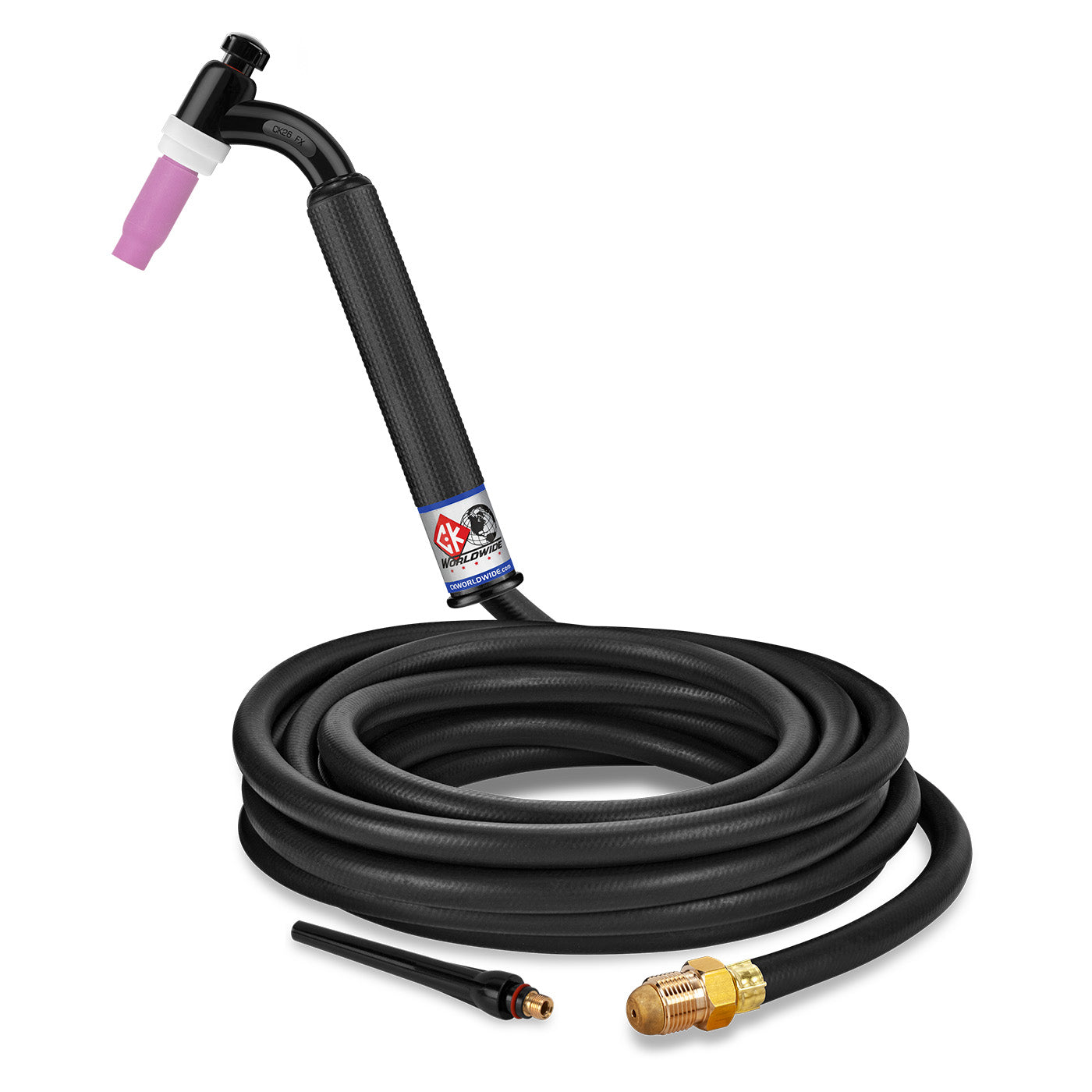 CK Worldwide CK26-25-R FX 200 Amp Flex Head TIG Torch, Gas-Cooled, 25