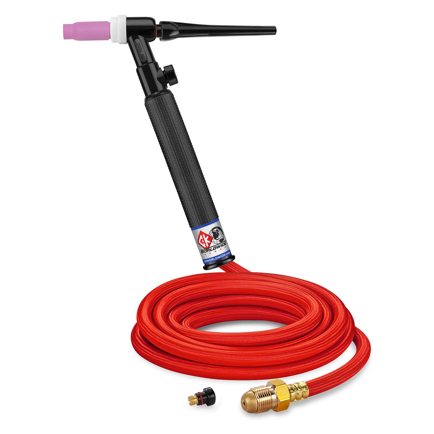 CK Worldwide CK26V-12-RSF RG 200 Amp TIG Torch with Valve, Gas-Cooled, 12.5' Superflex Cable