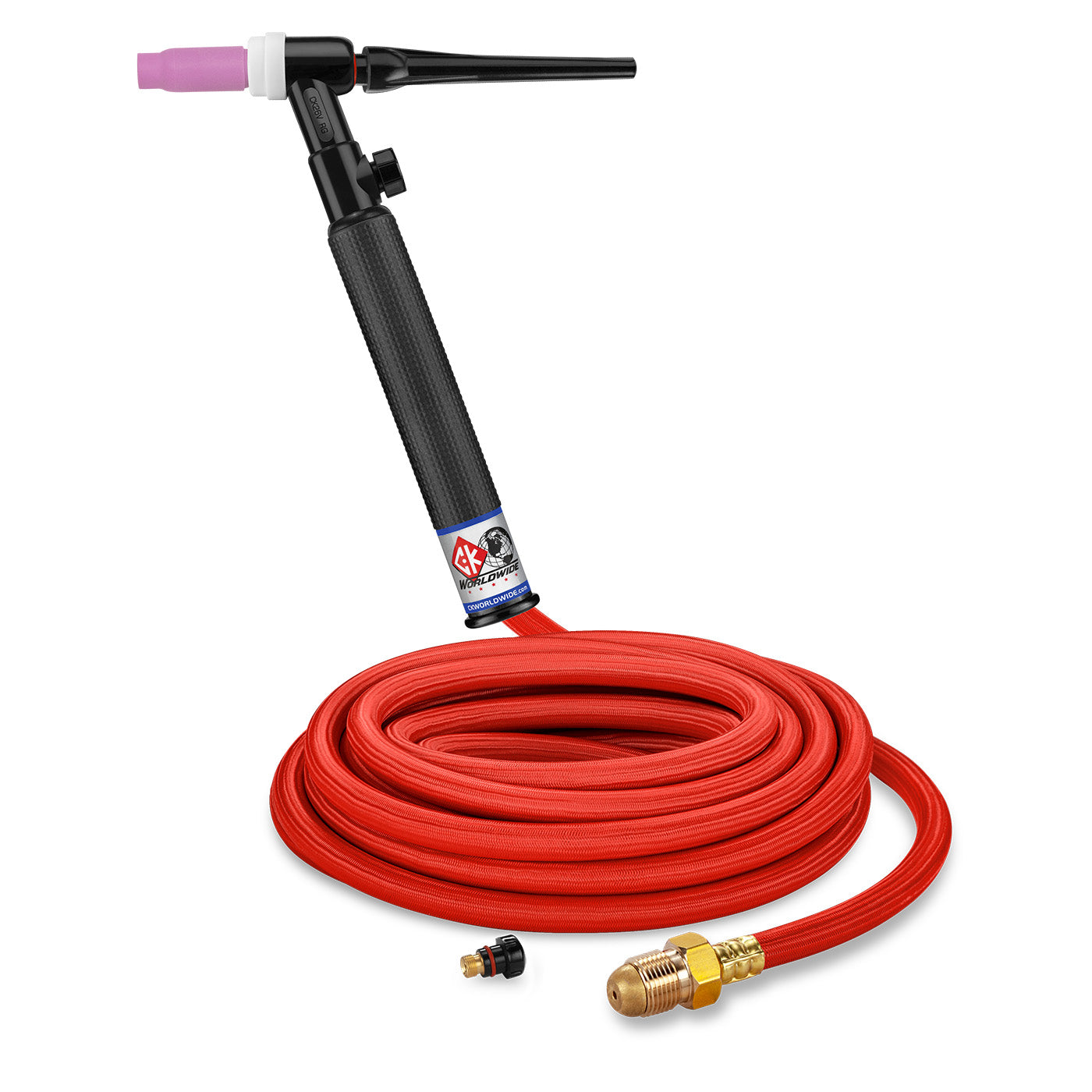 CK Worldwide CK26V-25-RSF RG - 200 Amp Gas-Cooled TIG Torch with Valve, 25' Superflex Cable
