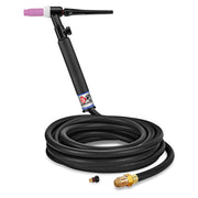 CK Worldwide CK26V-25-R RG 200 Amp TIG Torch - Rigid Head with Valve, Gas-Cooled, 25