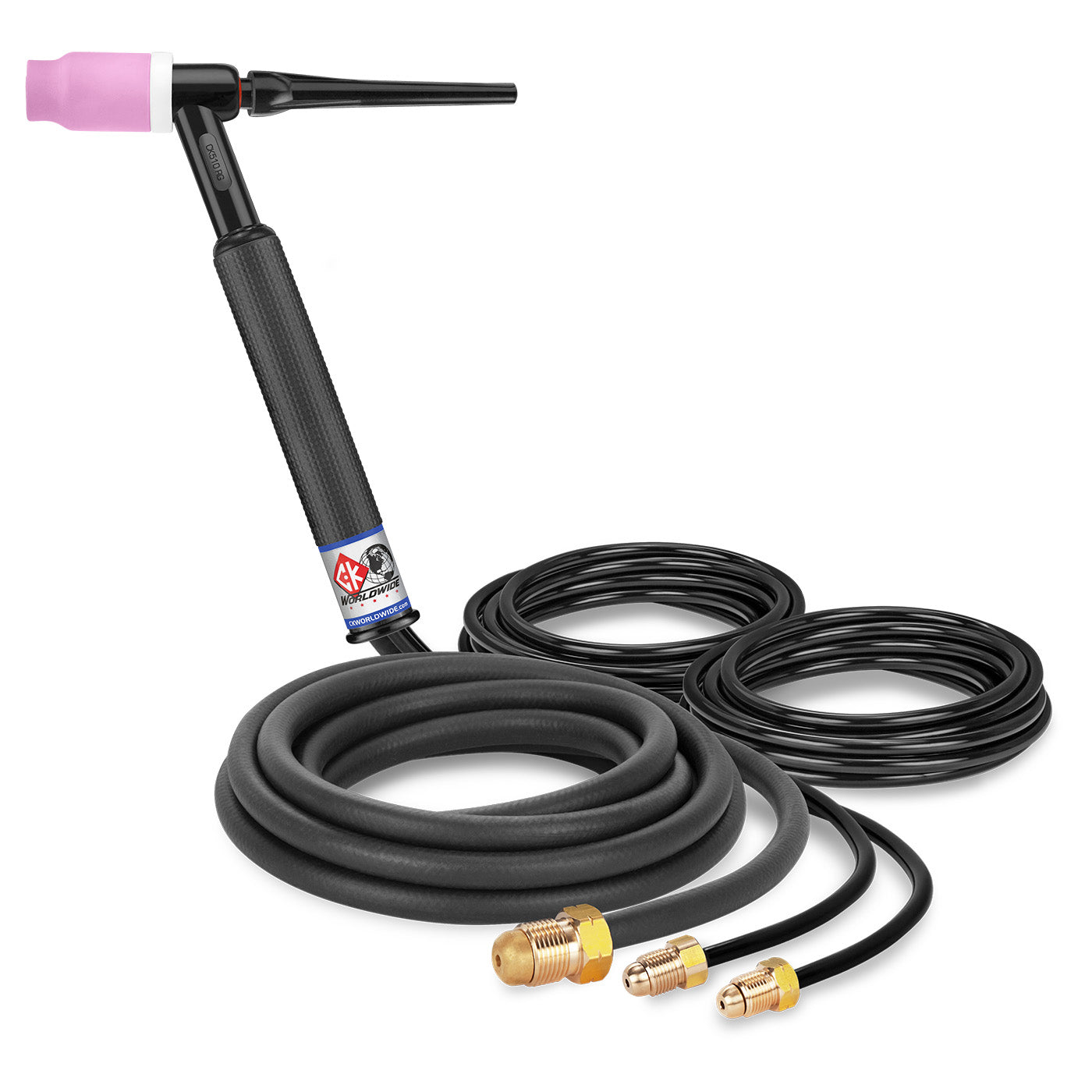 CK Worldwide CK5112 - 500 Amp Rigid Head TIG Torch, Water-Cooled, 12.5