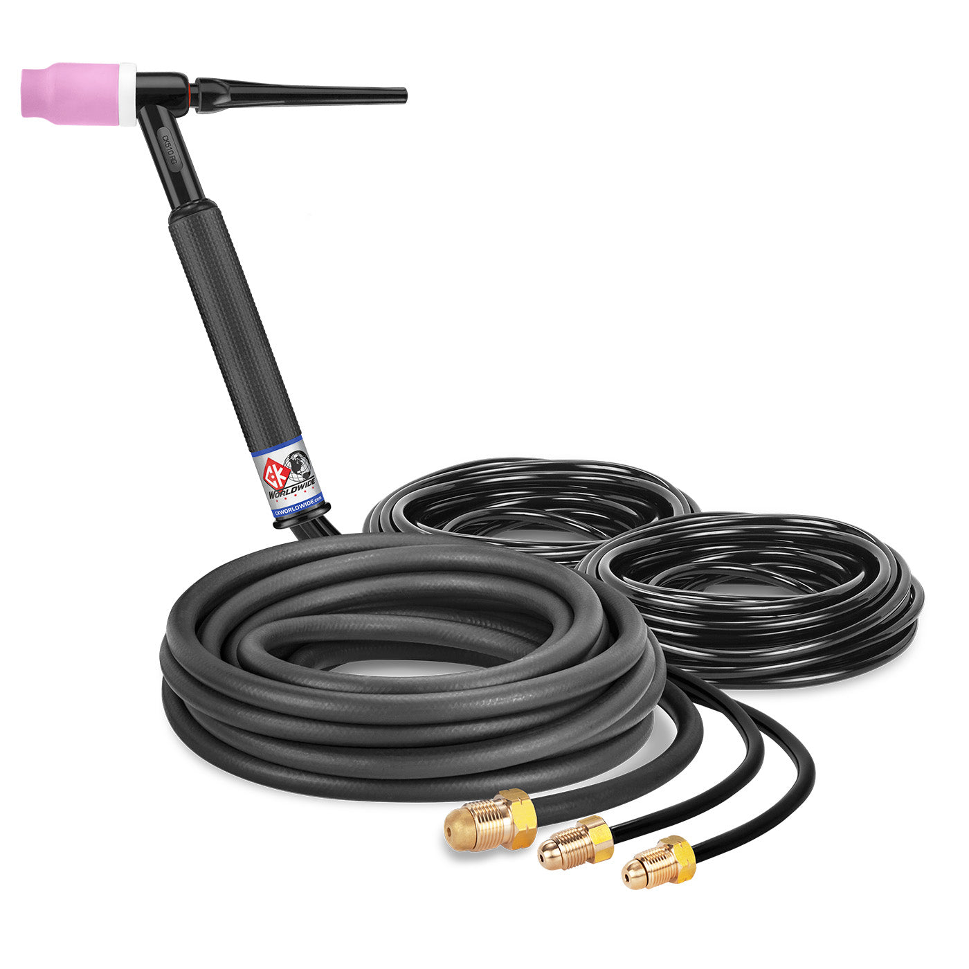 CK Worldwide CK5125 - 500 Amp Water-Cooled TIG Torch, Rigid Head, 25' Cable