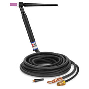 CK9-12-2SF RG - 125 Amp Gas-Cooled TIG Torch with Rigid Head, 12.5' Superflex Cable