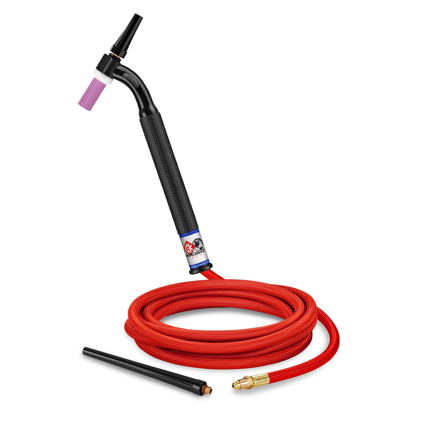 CK9-12-RSF FX - 125 Amp Flex Head TIG Torch, Gas-Cooled, 12.5' Superflex Cable
