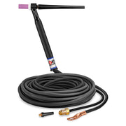 CK9-25-2SF RG - 125 Amp Rigid Head TIG Torch, Gas-Cooled, 25' Superflex Cable