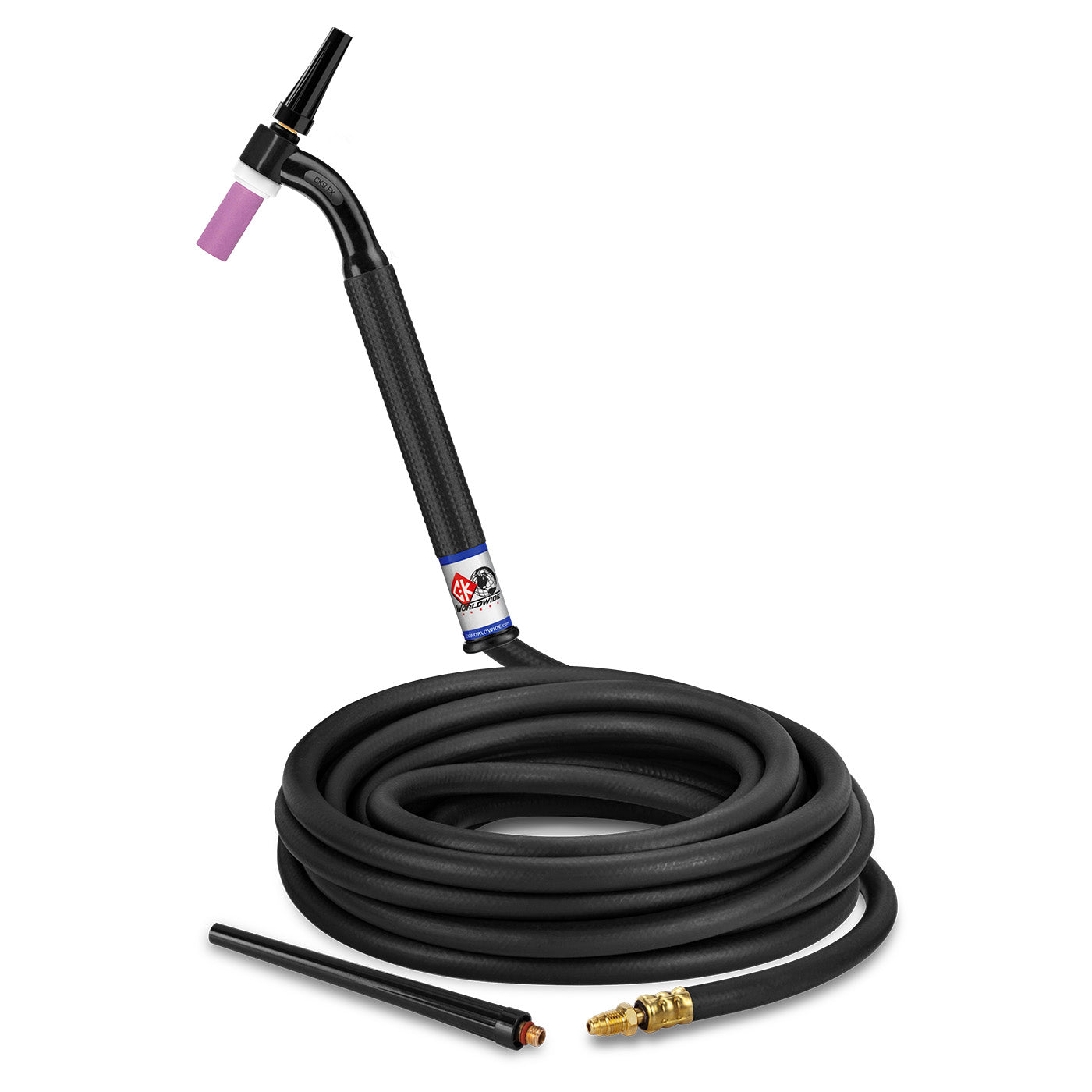 CK9-25-R FX 125 Amp Flex Head TIG Torch, Gas-Cooled, 25' Standard Cables