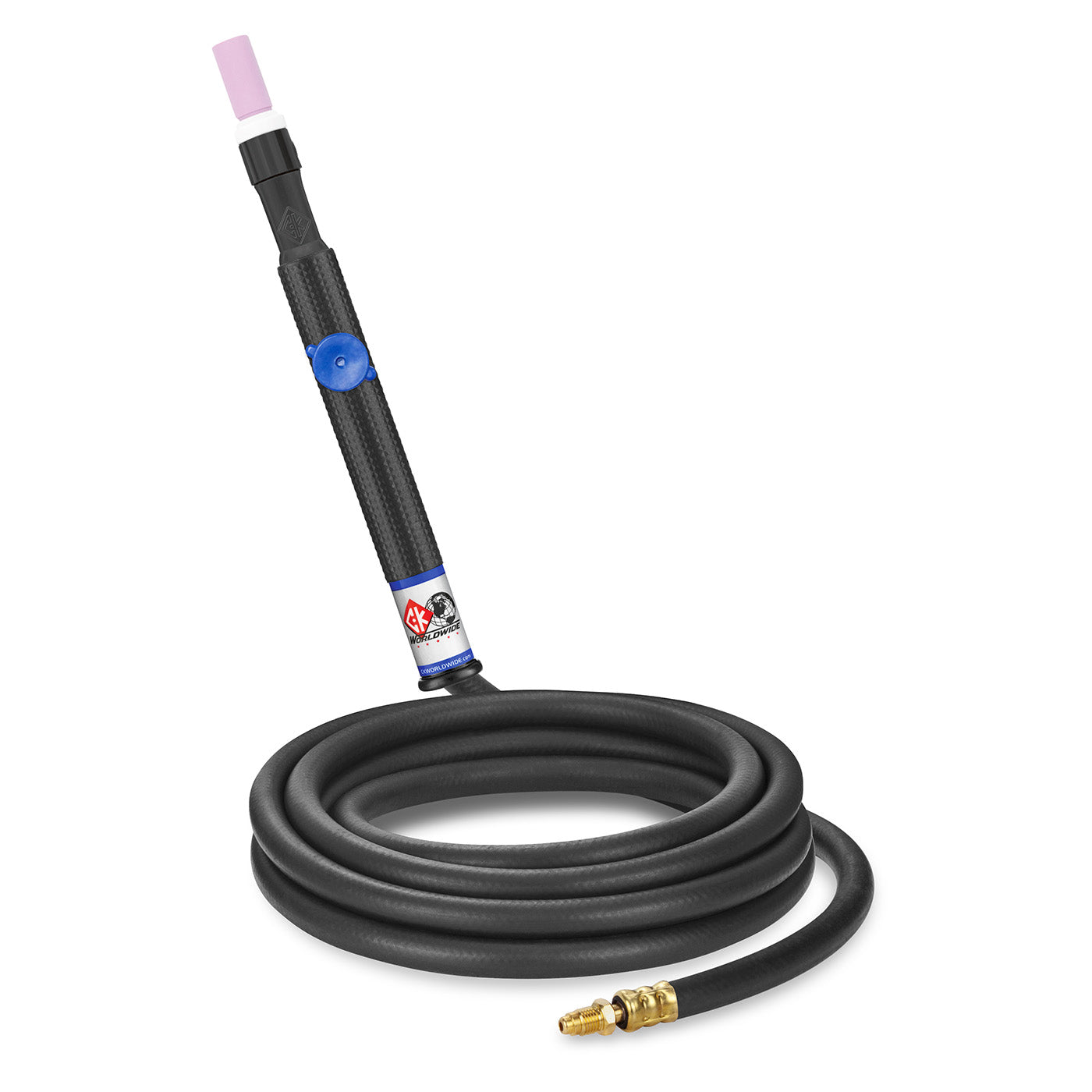 CK Worldwide CK9PV-12-R 125 Amp TIG Torch with Valve, Gas-Cooled, 12.5' Cables