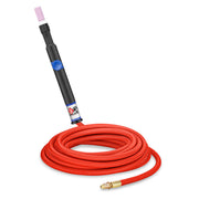 CK Worldwide CK9PV-25-R 125 Amp TIG Torch with Valve, Gas-Cooled, 25' Cable