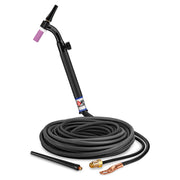 CK Worldwide CK9V-25-2SF FX 125 Amp Flex Head TIG Torch with Valve, Gas-Cooled, 25' Superflex Cable
