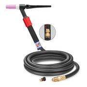 CK Worldwide CKC1512VH 150 Amp Rigid Head TIG Torch with Valve, Gas-Cooled, 12.5