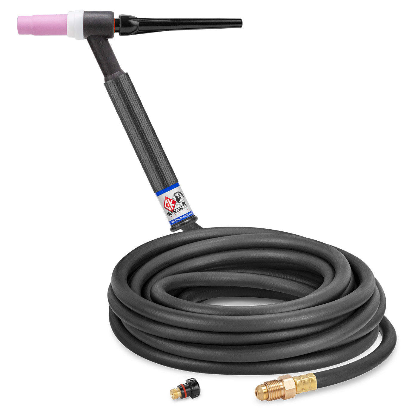 CK Worldwide CKC1525H - 150 Amp Rigid Head TIG Torch, Gas-Cooled, 25' Cable