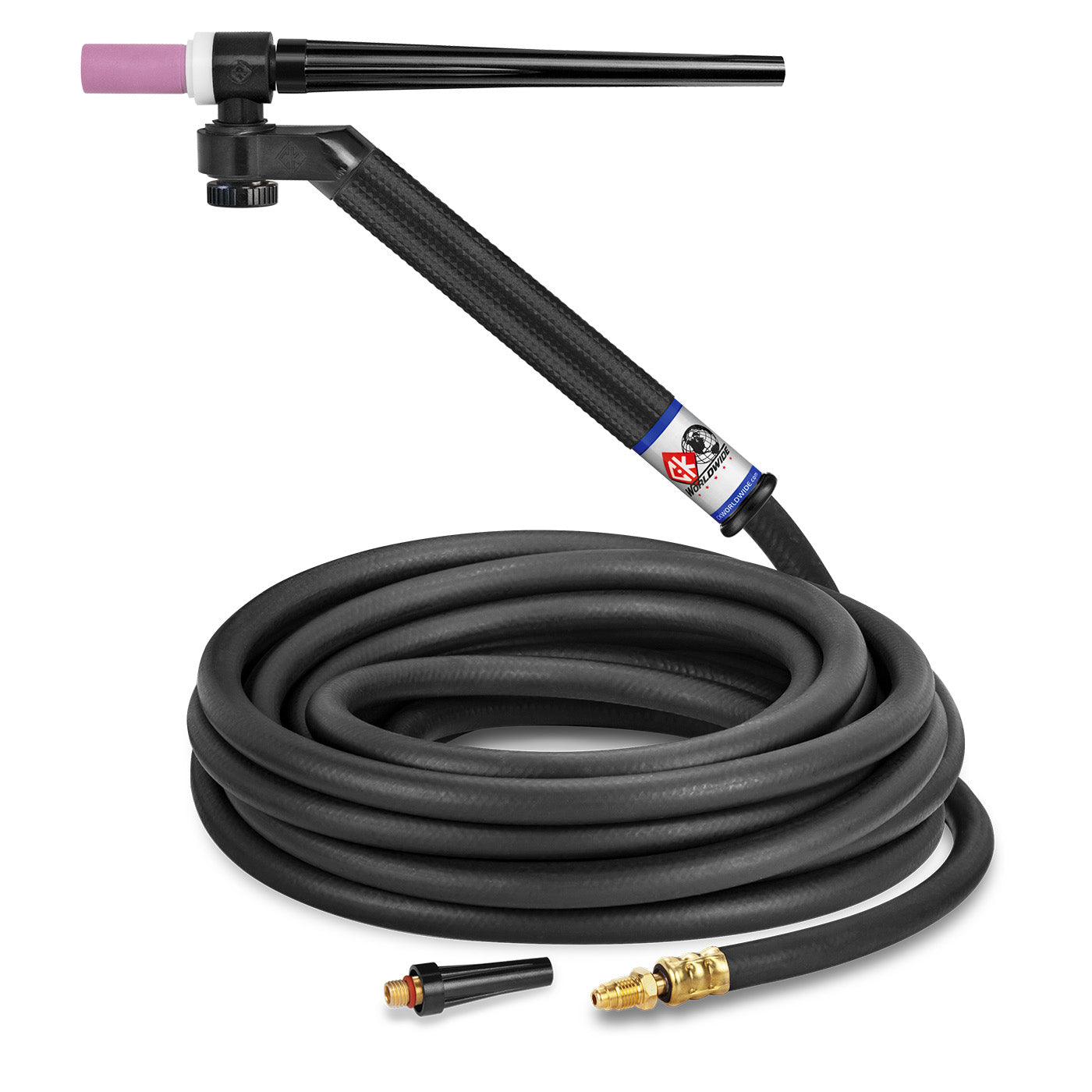CK Worldwide FL1325 Flex-Loc TIG Torch - 130 Amp Gas-Cooled, 25' Cable