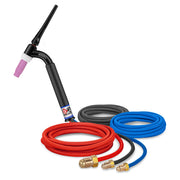 CK Worldwide TL18-12 FX - 350 Amp Flex-Head TIG Torch, Water-Cooled, 12.5' Trim-Line