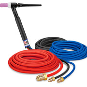 CK Worldwide TL18-25SF - 350 Amp Rigid Head TIG Torch, Water-Cooled, 25' Super-Flex Cables, Trim Line