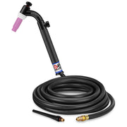 CK Worldwide TL2125VH FX - 200 Amp Flex Head TIG Torch with Valve, Gas-Cooled, 12.5' Standard Cables