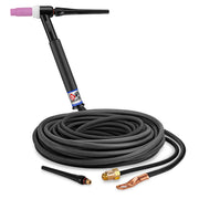 CK Worldwide TL26-25-2SF RG 200 Amp Rigid TIG Torch, Gas-Cooled, 25' SuperFlex Cables