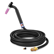 CK Worldwide TL26-25-R FX 200 Amp Flex Head TIG Torch, Gas-Cooled, 25' Cable