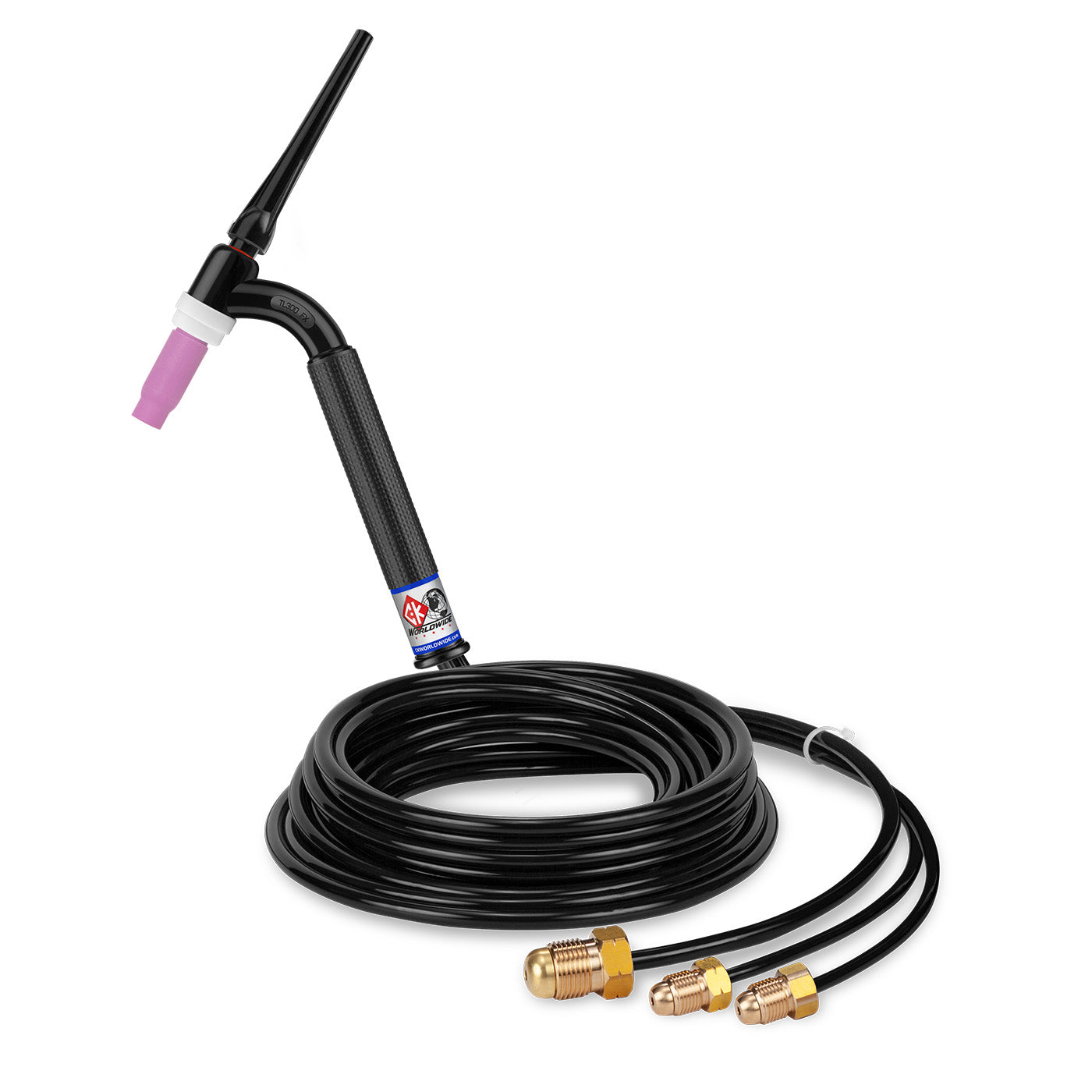 CK Worldwide TL312 FX 350 Amp Flex Head TIG Torch Water-Cooled 12.5' Standard Cables