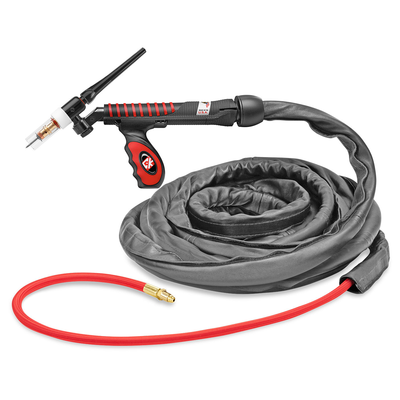 CK Worldwide USFL1525SF - 150 Amp Flex-Loc TIG Torch, Gas-Cooled, 25' Super-Flex Cable