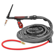 CK Worldwide USTL2125SF - 200 Amp Rigid Head TIG Torch, Gas-Cooled, 25' SuperFlex Cable, Trim-Line