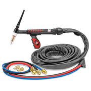 CK Worldwide USTL312SF 350 Amp Water-Cooled TIG Torch - Rigid Head, 12.5' Super-Flex Cables, Trim-Line