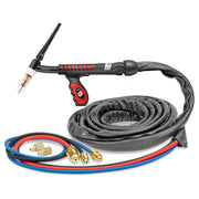 CK Worldwide USTL312SF FX - 350 Amp Flex Head TIG Torch, Water-Cooled, 12.5' Super-Flex Cables, Trim Line
