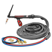 CK Worldwide USTL325SF TIG Torch - 350 Amp Water-Cooled, 25' Super-Flex Cable, Rigid Head, Trim-Line