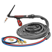 CK Worldwide USTL325SF FX - 350 Amp Flex Head TIG Torch, Water-Cooled, 25' Super-Flex Cables, Trim-Line