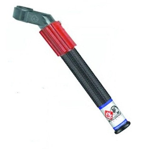 CK FlexLoc Torch Body Gas Valved with red valve grip, black knurled handle, and angled head