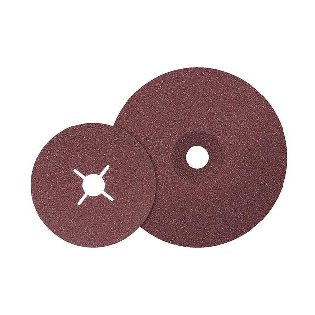 Walter 15C704 Coolcut Sanding Disc 7" diameter, 40 grit maroon fiber-backed disc pair, abrasive sanding disc