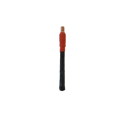 EASYkleen EKP141 Plus TIP-C weld cleaning brush with red cap, narrow elongated carbon bristles and stud