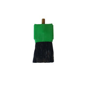 EASYkleen EKT106 TEC Rapid weld cleaning brush with green cap, wide flat carbon bristle head and threaded stud
