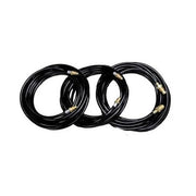 CK Extension Kit 25ft coiled black power cable with brass connector for TIG torch setup