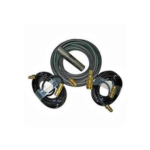 CK Extension Kit coiled black power cable and gas hose with brass fittings for TIG torch