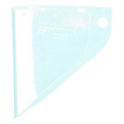 Fibre-Metal 4199 clear .060 inch 9-3/4x19 inch extended view faceshield window, extended faceshield window
