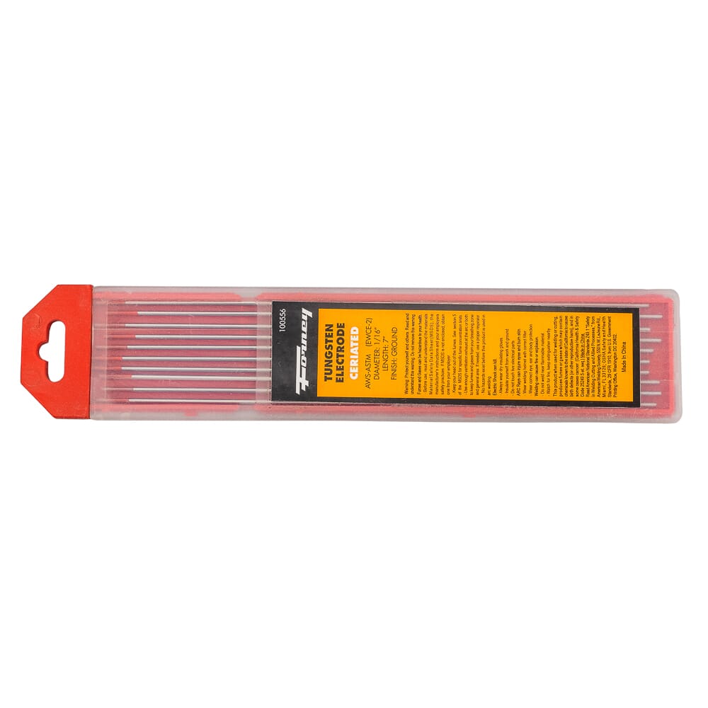 EWCe-2 Ceriated Tungsten 1/16 X 7In (10 Pk)
