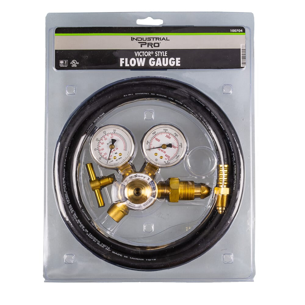 Flow Gauge Regulator With Hose