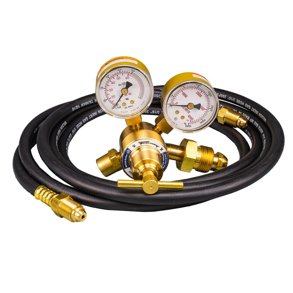 Flow Gauge Regulator With Hose