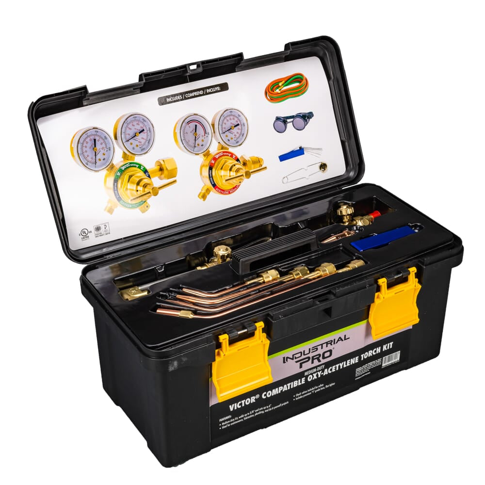 IP Medium Duty Deluxe Cutting, Welding, and Heating Torch Kit Outfit