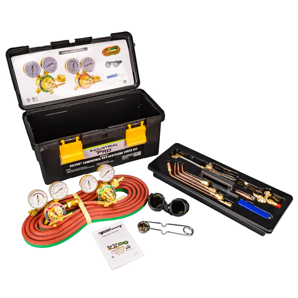 IP Medium Duty Deluxe Cutting, Welding, and Heating Torch Kit Outfit