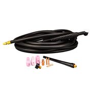 TIG Torch Assy Hw9 125 Amp 25' 1 Pc Rubber Cbl/Flex Head/Val