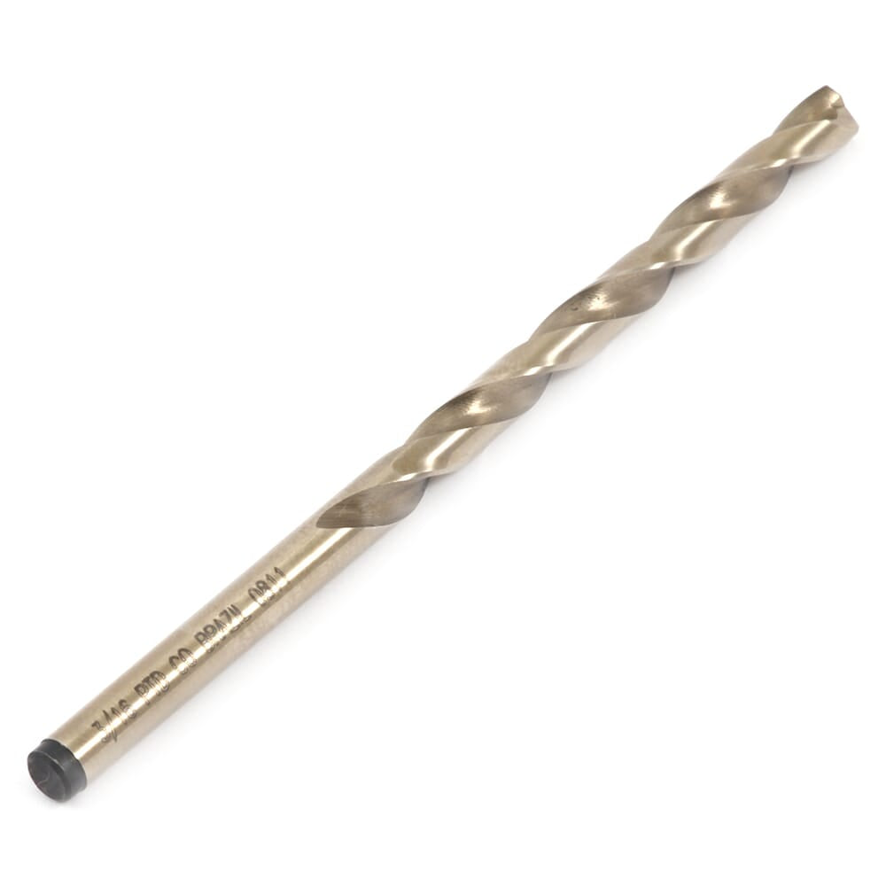 8 Percent Cobalt Drill Bit, 135 Degree Split Point, 3/16 in